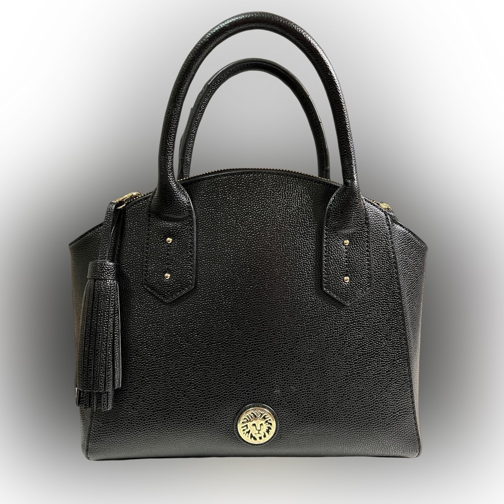 Anne Klein Black Structured Handbag